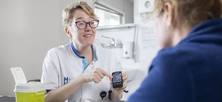 Gesprek op de Diabetes-polikliniek