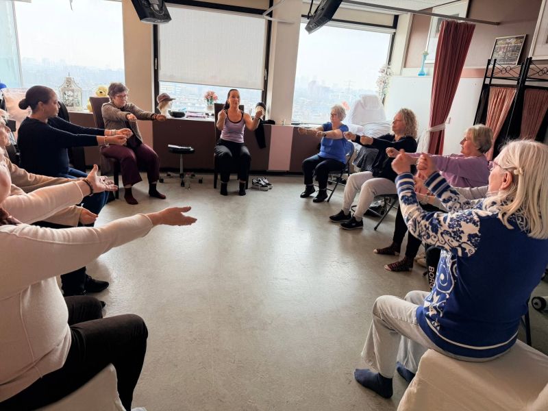 Oefeningen op de inloopkamer