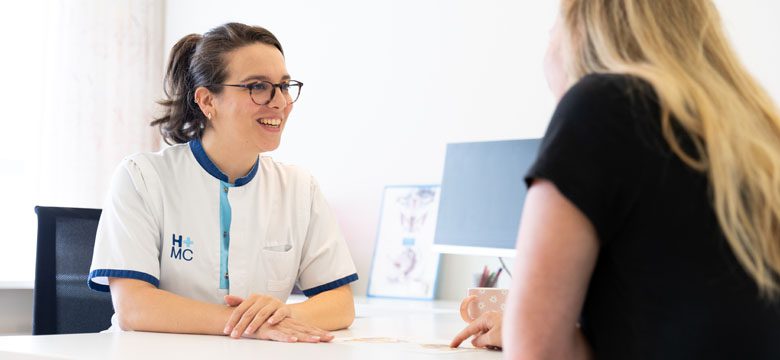 Uitleg endomtriose aan patient
