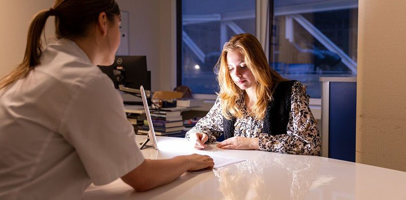 Spreekuur bij het slaapcentrum