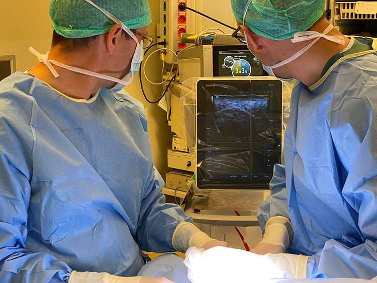 Tongkanker opereren met de echografie-methode
