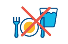 logo niets eten, niets drinken