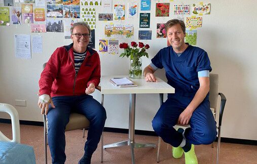 Rene, longembolie patient en radioloog Urlings