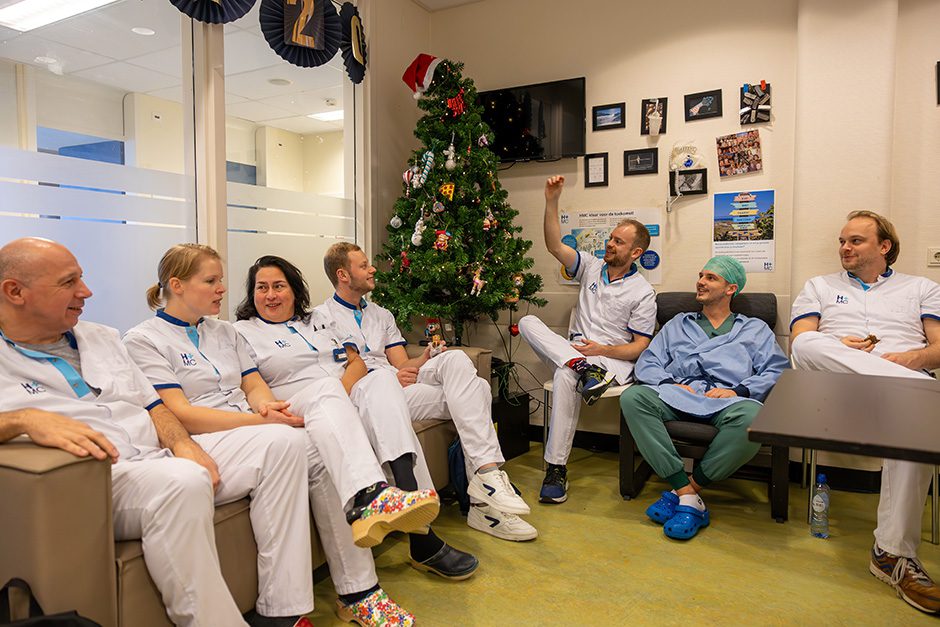 In de koffiekamer bij HMC - Radiologie