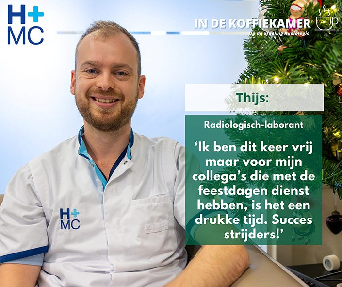 In de koffiekamer bij HMC - Radiologie
