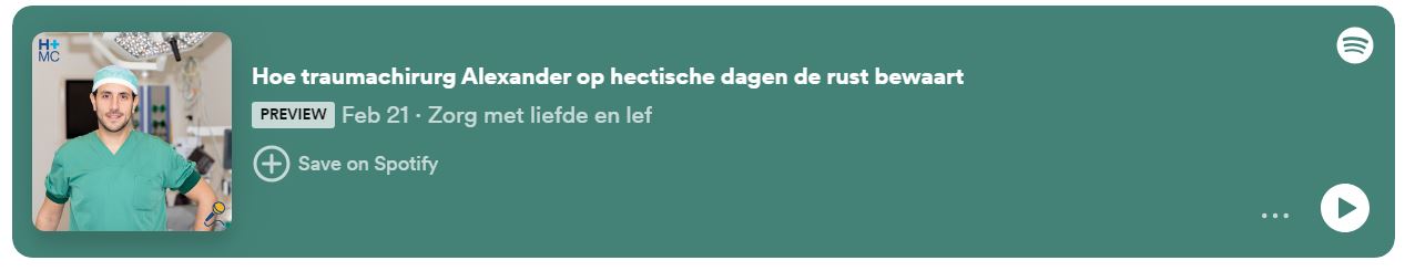 Podcast aflevering Zorg met Liefde en Lef 