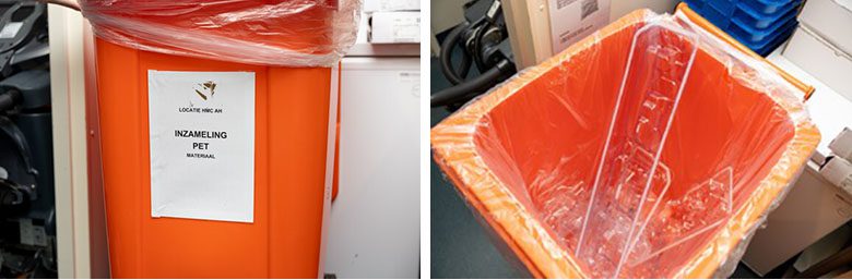 Heel veel hard, doorzichtig plastic