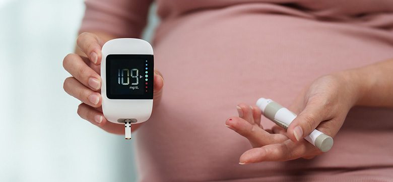Bloedglucose meten bij zwangerschapsdiabetes