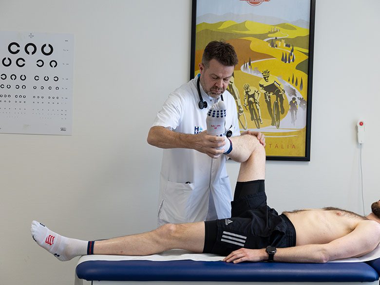 sportmedisch onderzoek - gewrichtstest
