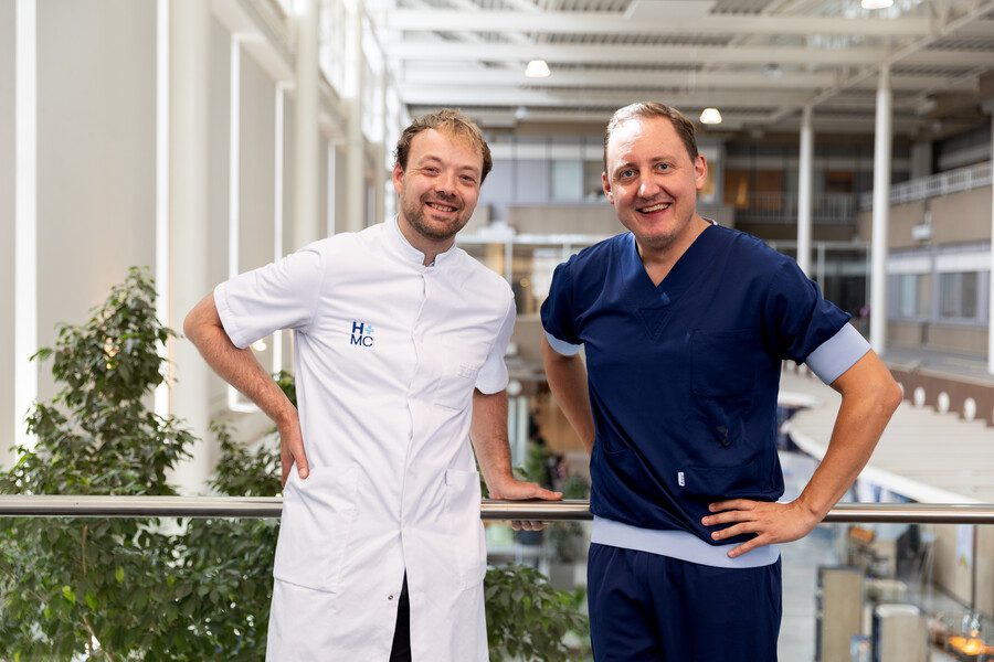 Portretfoto Ido van den Wijngaard en Erik Vos
