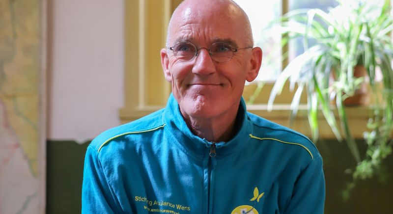 Jan is vrijwilliger bij Stichting Ambulance Wens