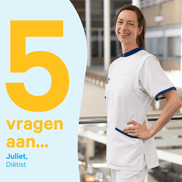 5 vragen aan Juliet, dietist