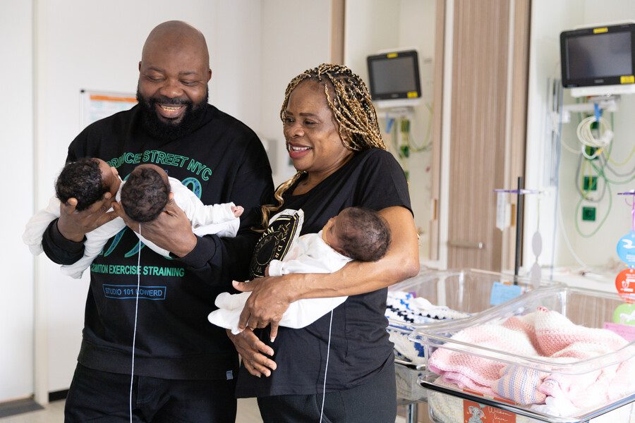 Drieling geboren in Moeder- en Kindcentrum:“Voor elk kindje een eigen opvangteam”