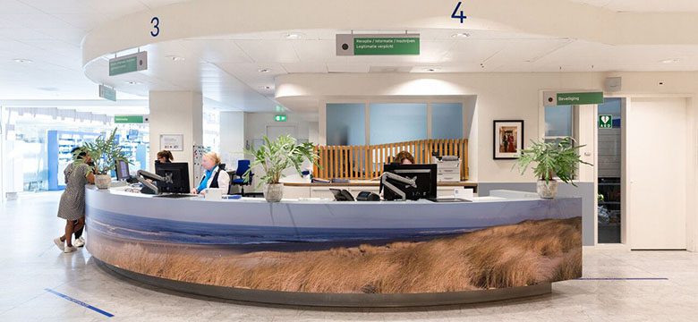 Inschrijfbalie HMC Westeinde